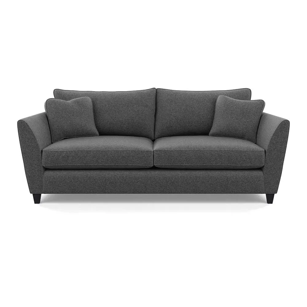 4-Seater Sofa - Grey, Melton Wool image