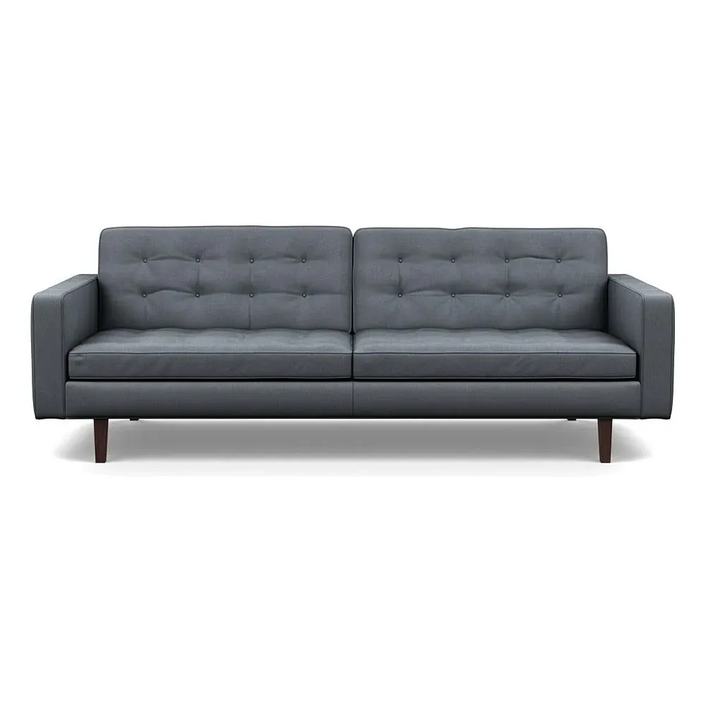 4-Seater Sofa Hepburn Style - Grey, Cotton image