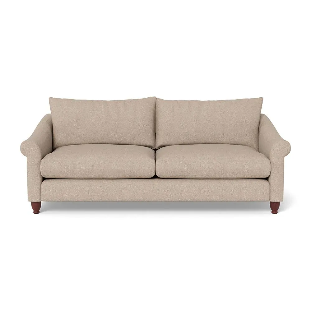 4-Seater Sofa - Natural, Boucle Tweed