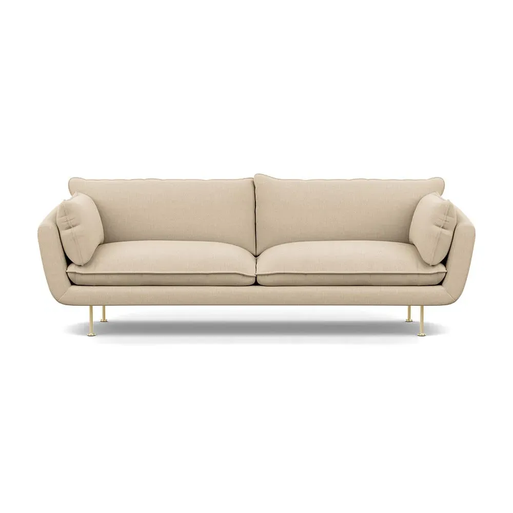 4-Seater Sofa - Natural, Brushed Cotton