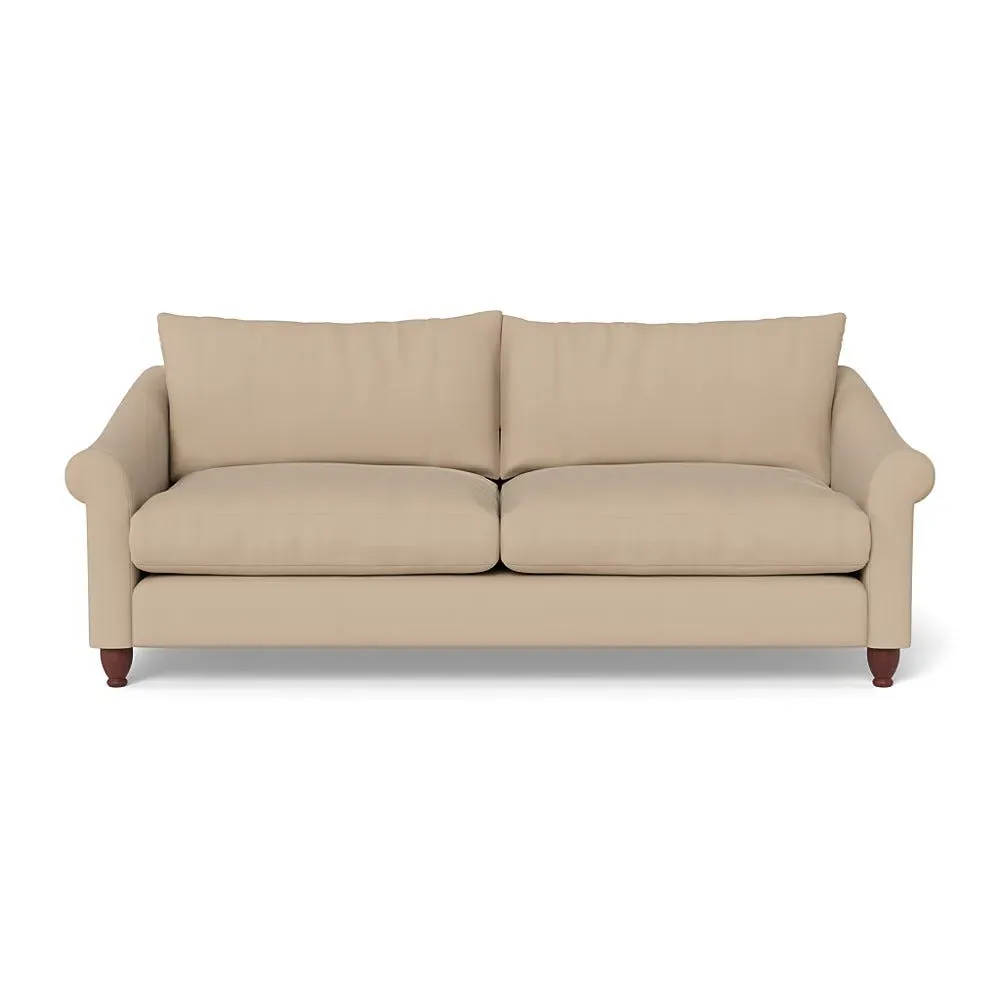 4-Seater Sofa - Natural, Linen-Cotton