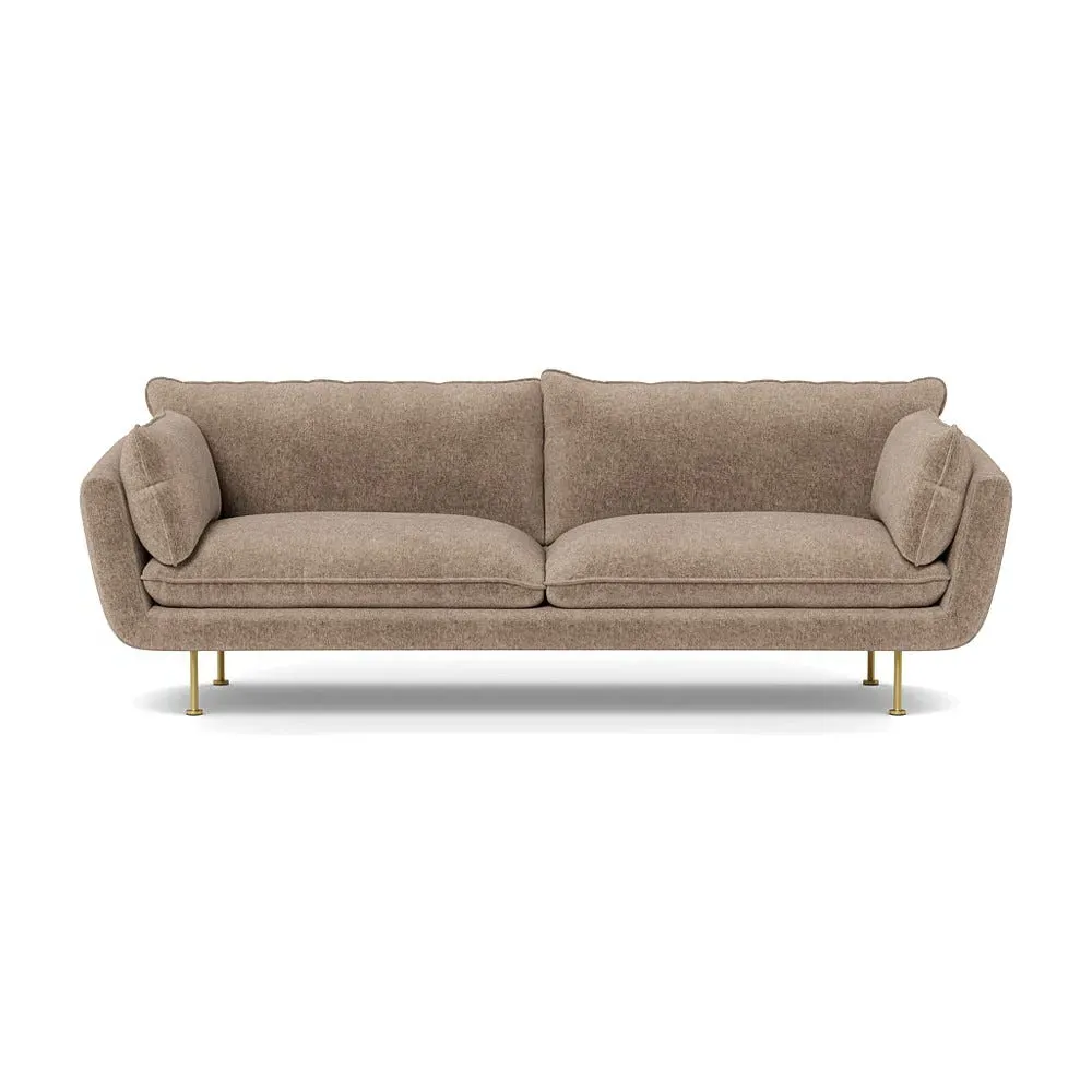 4-Seater Sofa - Natural, Velvet