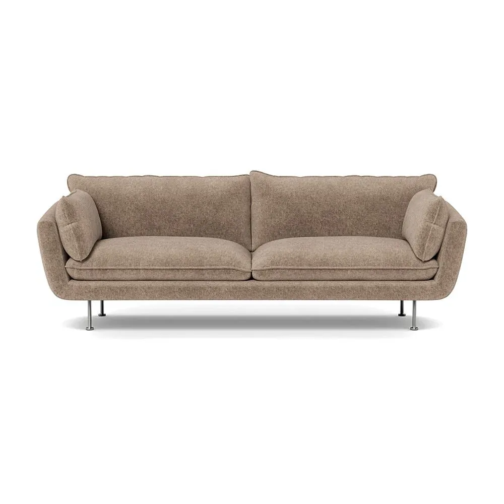 4-Seater Sofa - Natural, Velvet