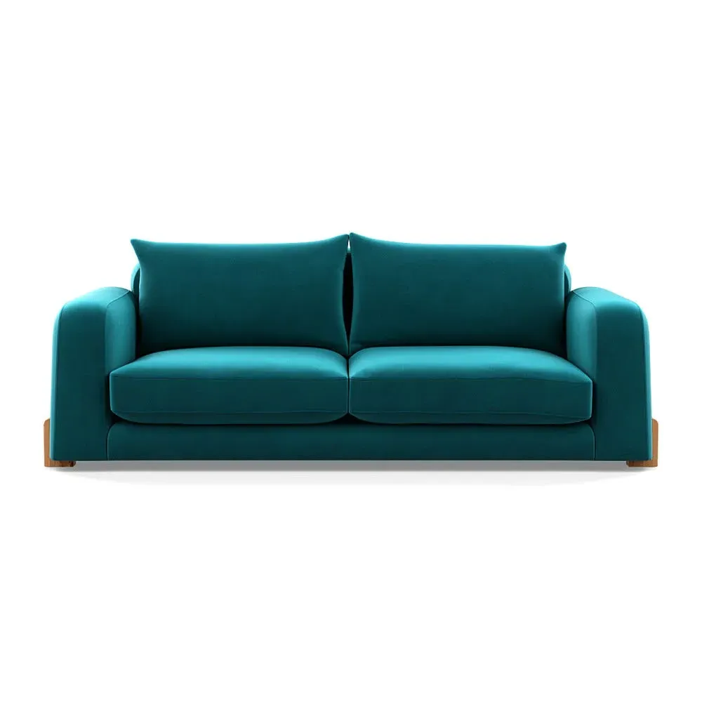 4-Seater Sofa - Petrol, Smart Velvet