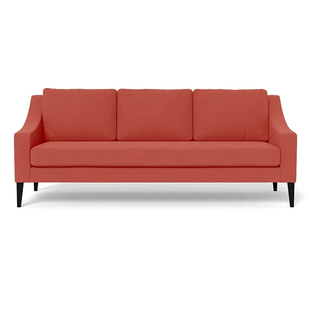 4-Seater Sofa Richmond Style - Red, Linen image