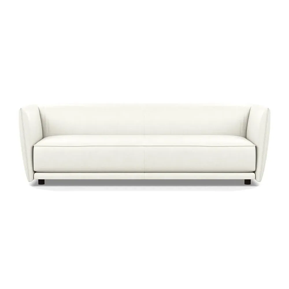 4-Seater Sofa - White, Fabric
