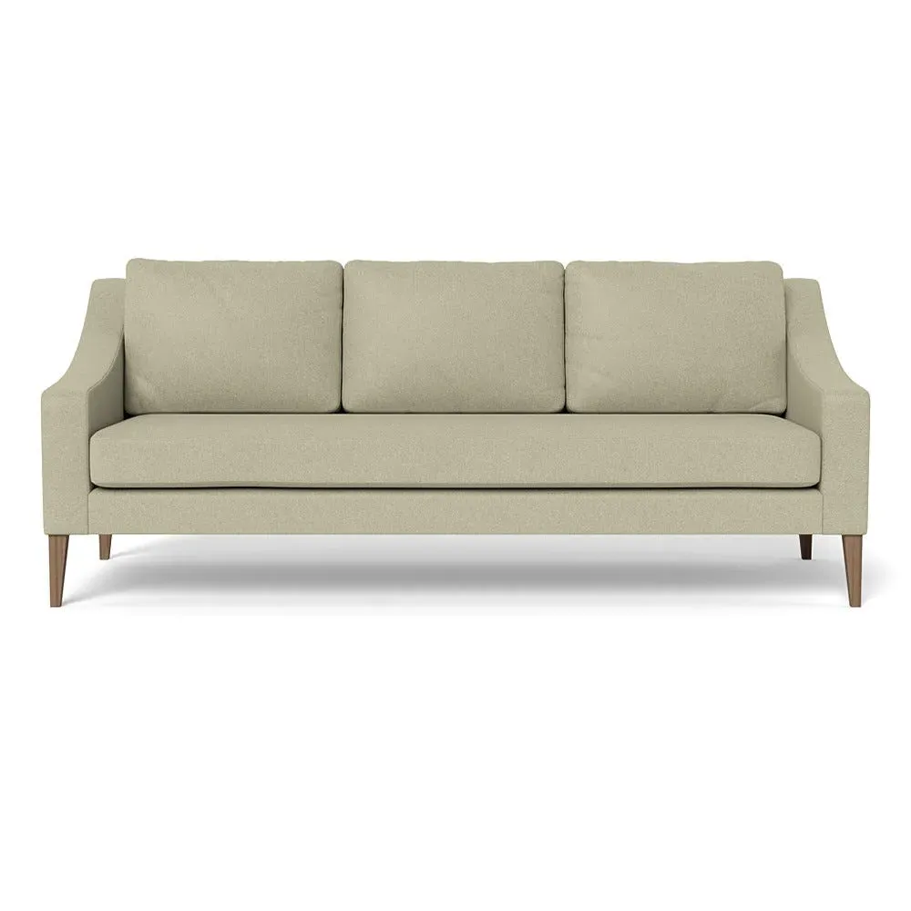 4-Seater Sofa with Ash Feet - Natural, Cotton image