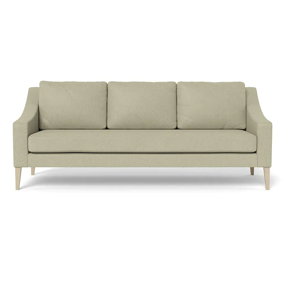 4-Seater Sofa with Ash Feet - Natural, Cotton image
