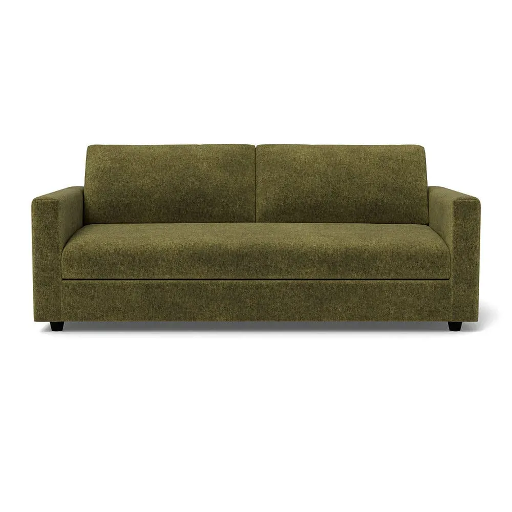4-Seater Sofa with Deep Seat - Green, Boucle