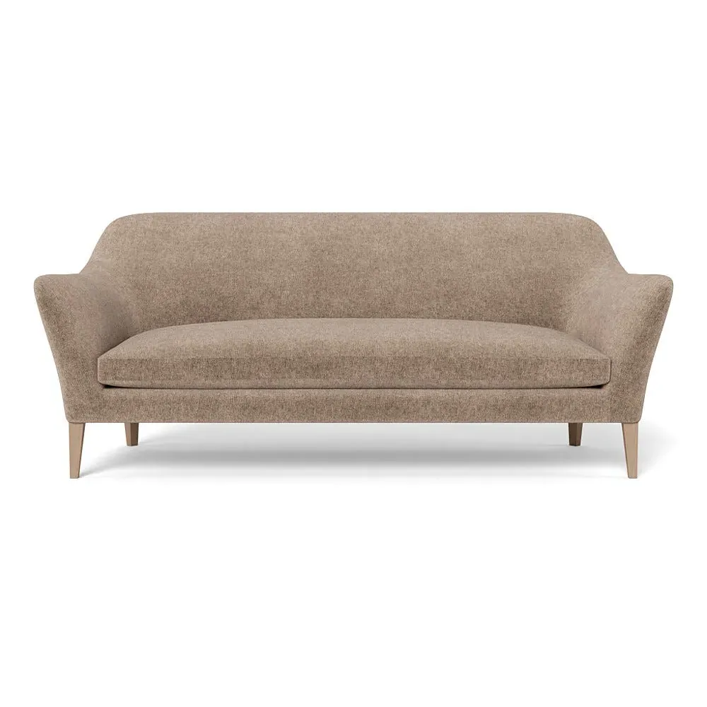 4-Seater Sofa with Natural Feet - Natural, Boucle