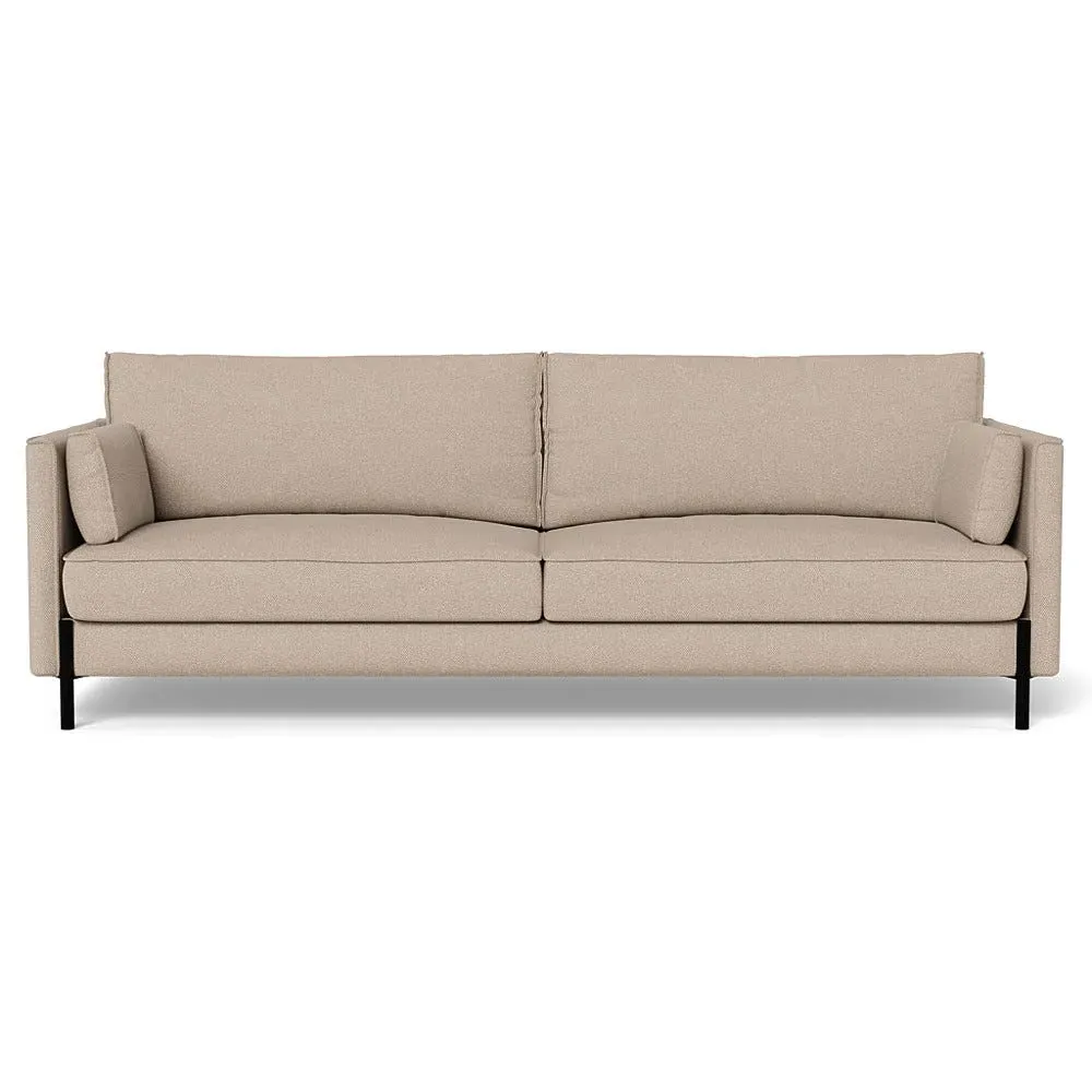 4-Seater Sofa with Slim Arms - Natural, Boucle