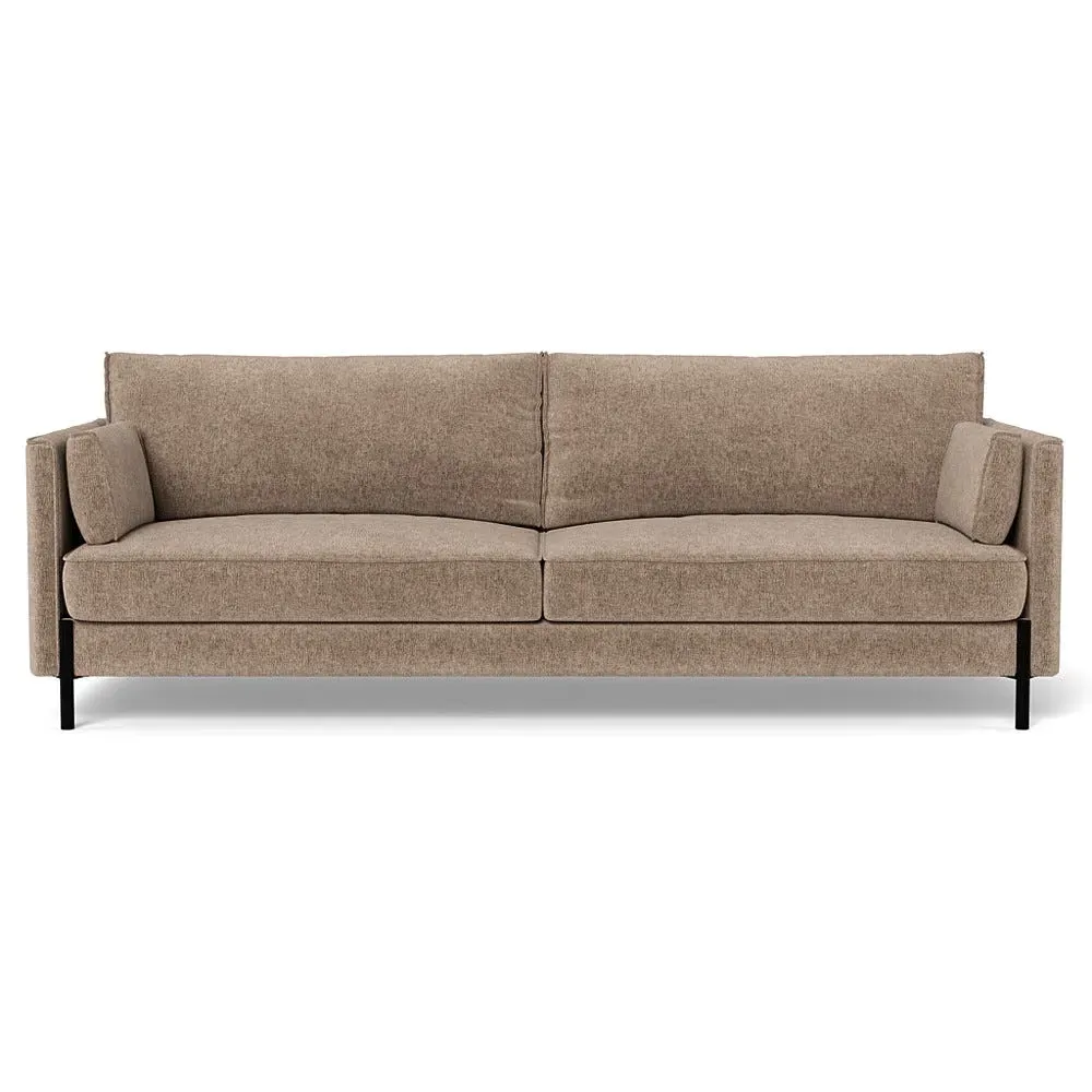 4-Seater Sofa with Slim Arms - Natural, Boucle