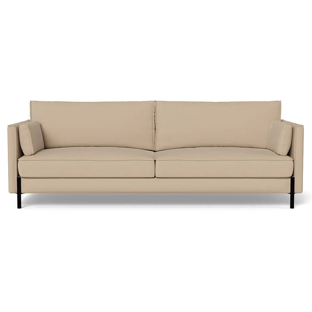 4-Seater Sofa with Slim Arms - Natural, Linen