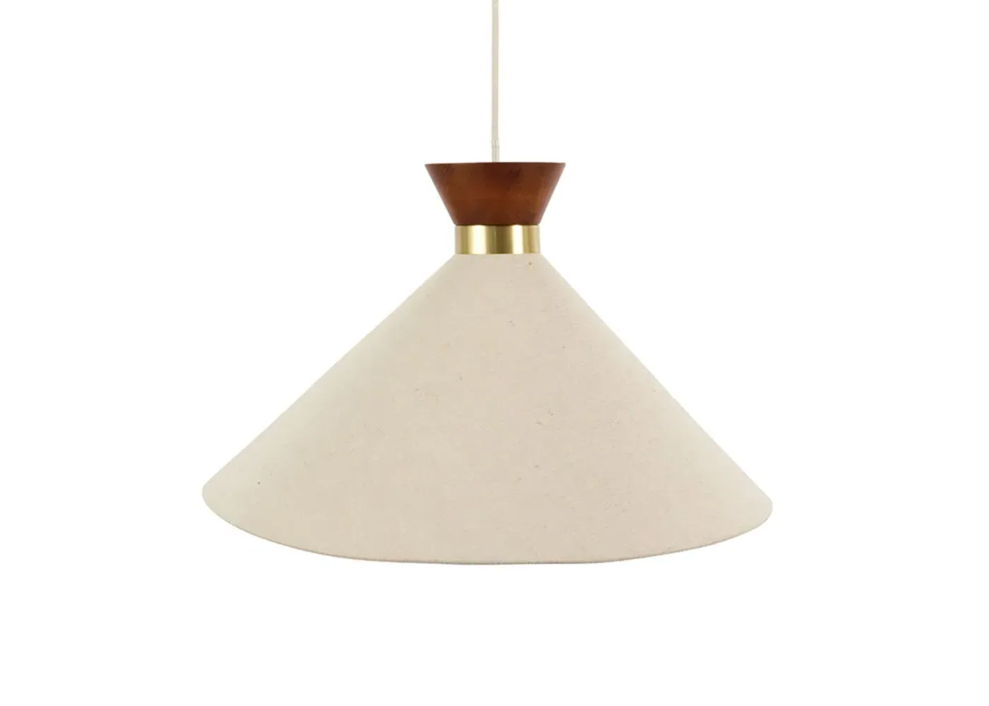 60cm Pendant Light - Natural, Walnut