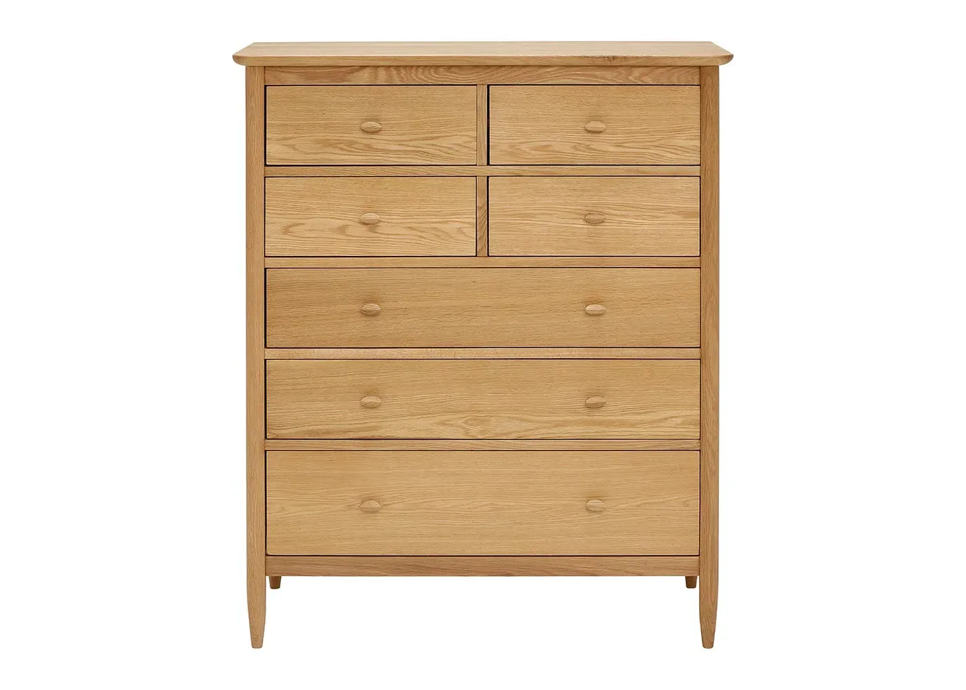7-Drawer Tall Wide Chest - Light Wood image