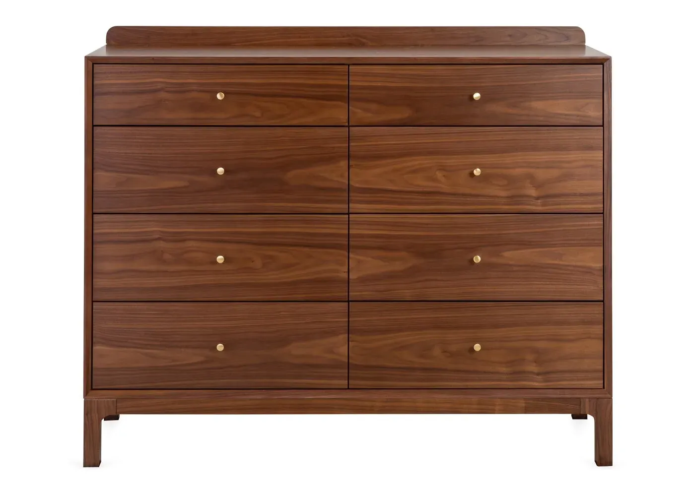 8-Drawer Chest Storage Unit - Walnut Wood image