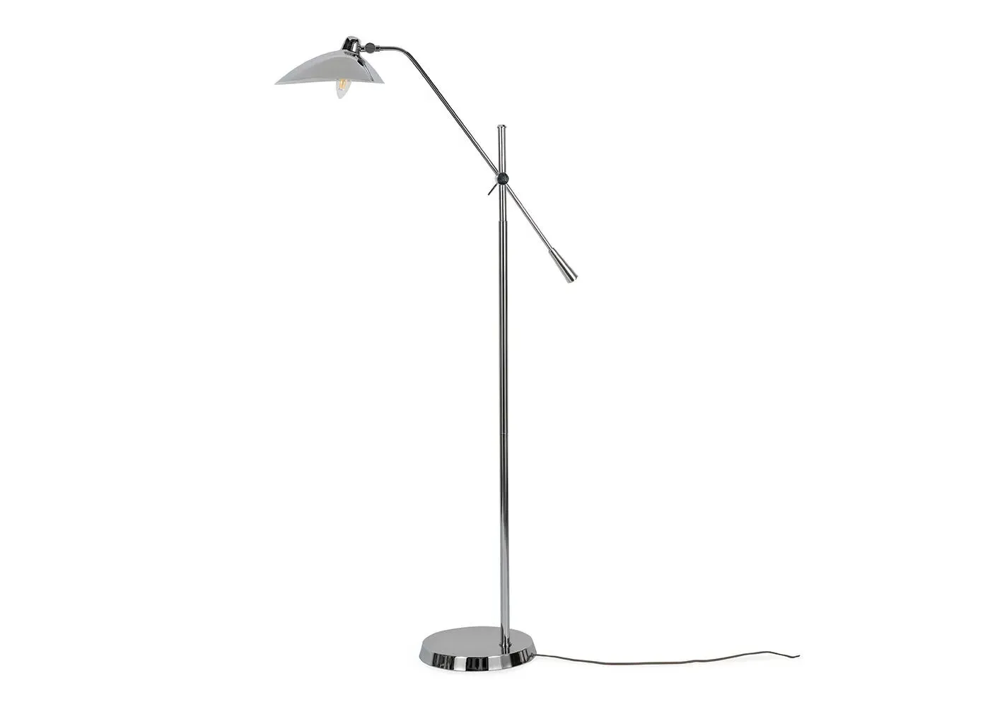 Adjustable Floor Lamp - Chrome, Steel