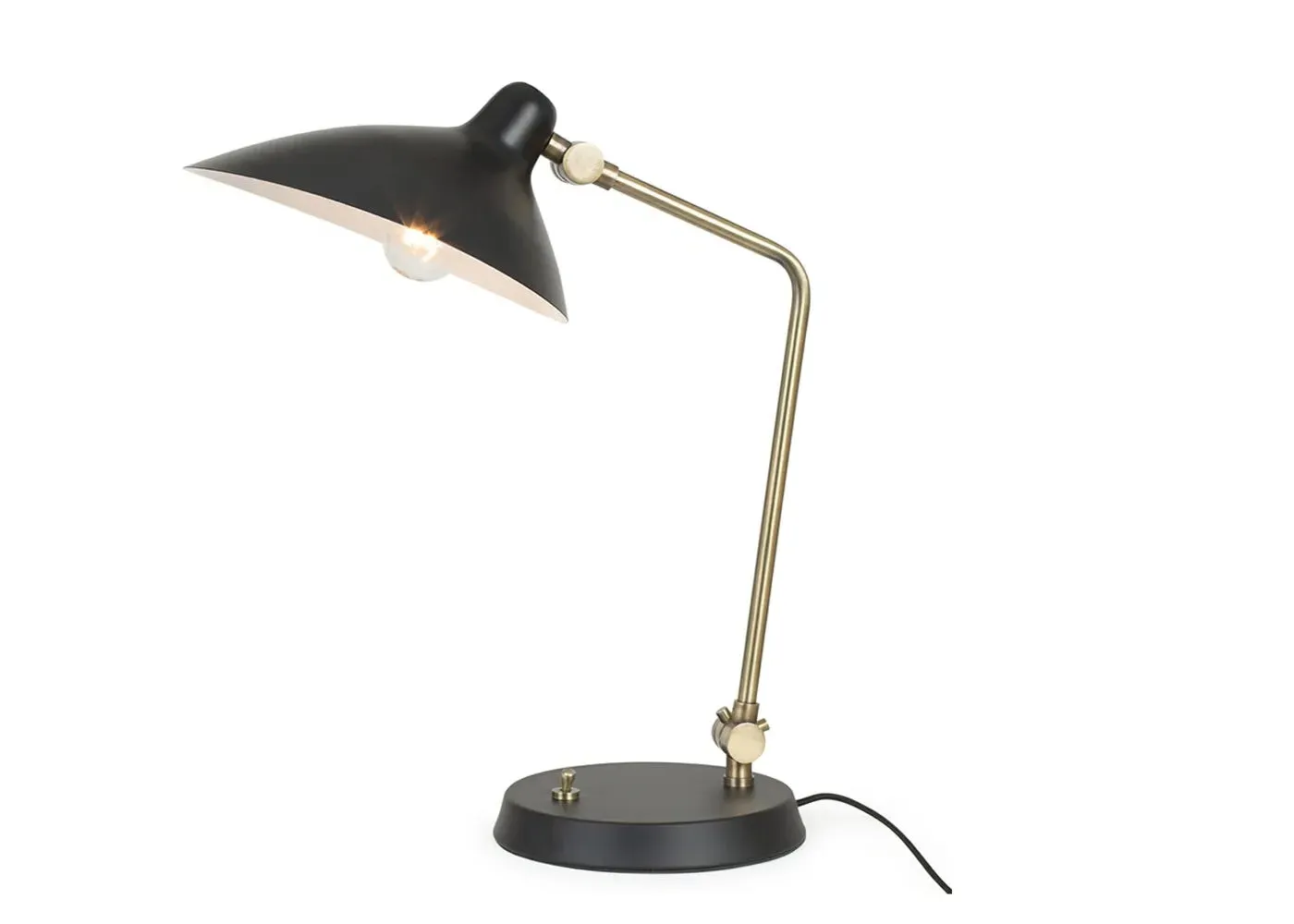 Adjustable Table Lamp - Black, Steel image