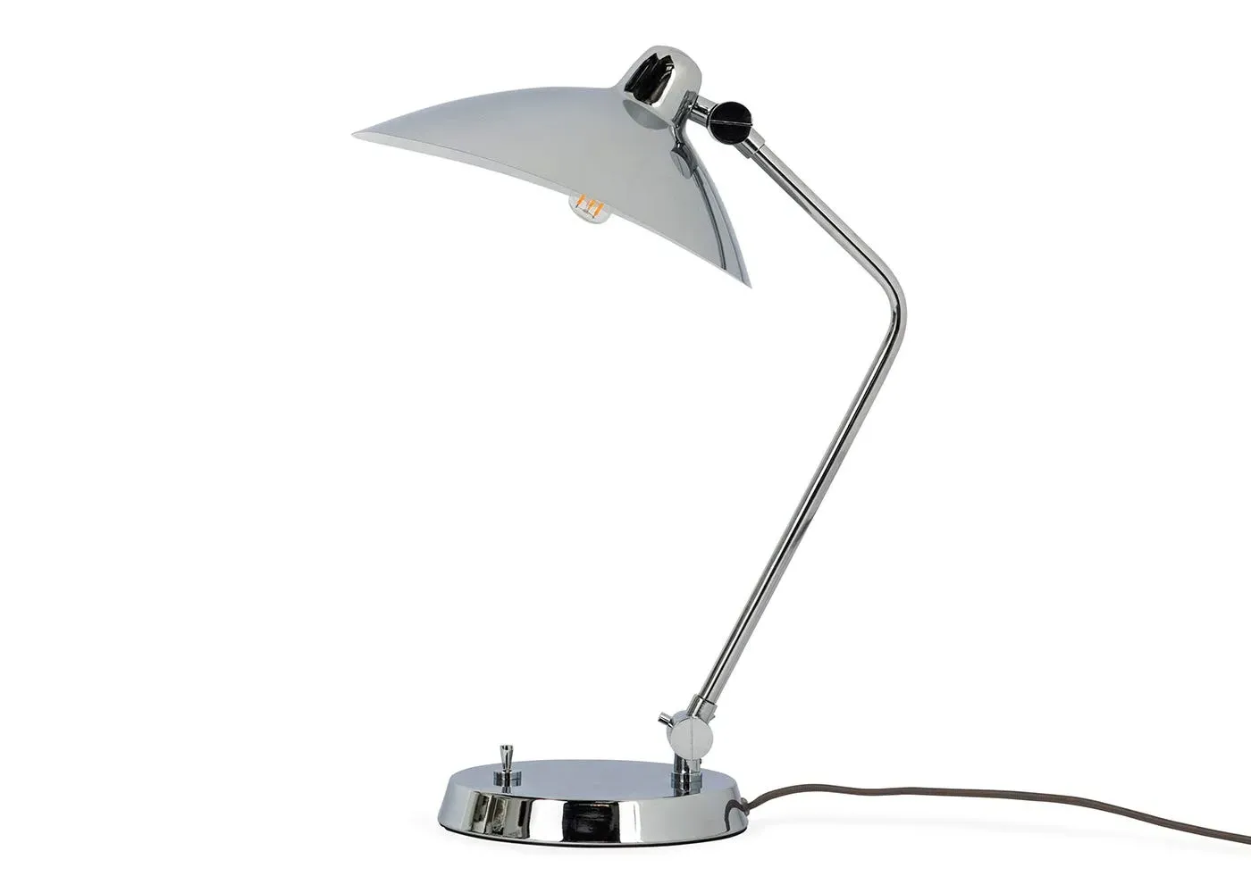 Adjustable Table Lamp - Chrome, Steel