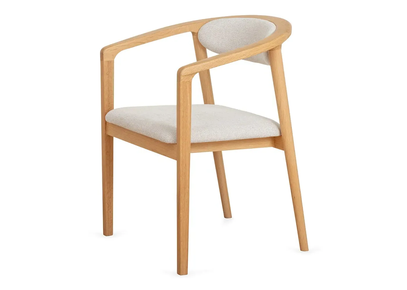 Anais Dining Chair - Light Wood, Oak