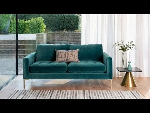 Armchair with Brass Legs - Natural, Boucle