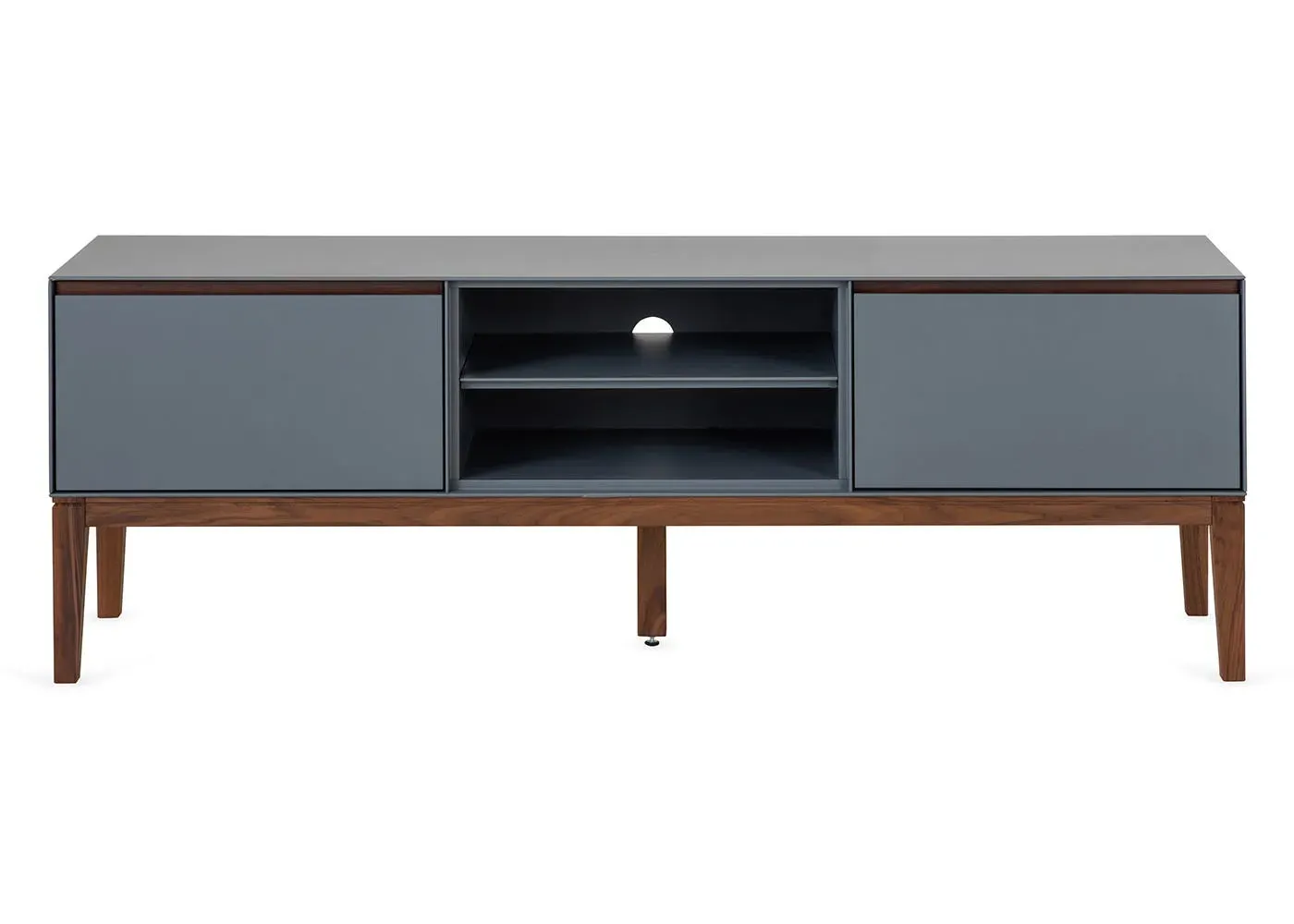 AV Unit with Storage - Grey