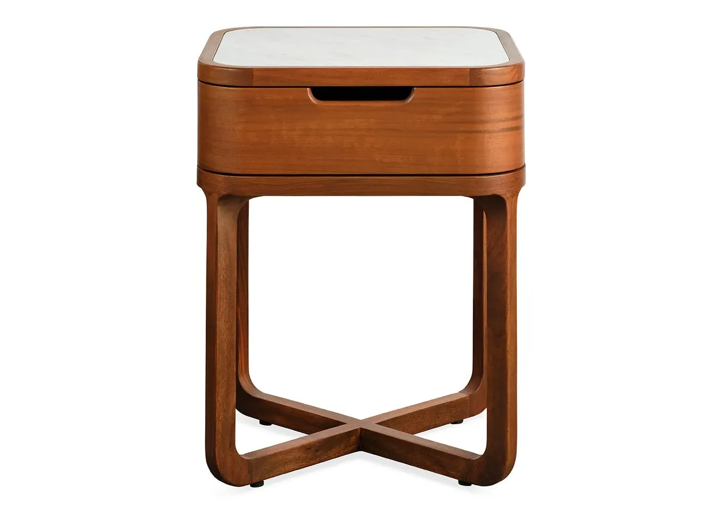 Bedside Table - Walnut Wood