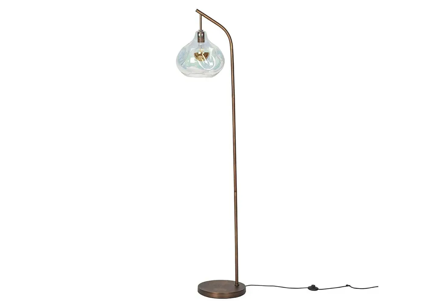 Bolha Floor Lamp - Petrol, Bronze image