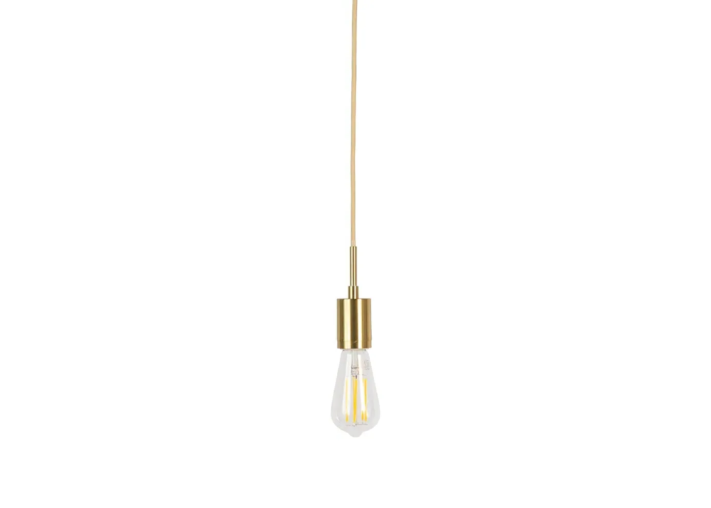 Bolt Metal Pendant Shade Holder - Red, Metal image
