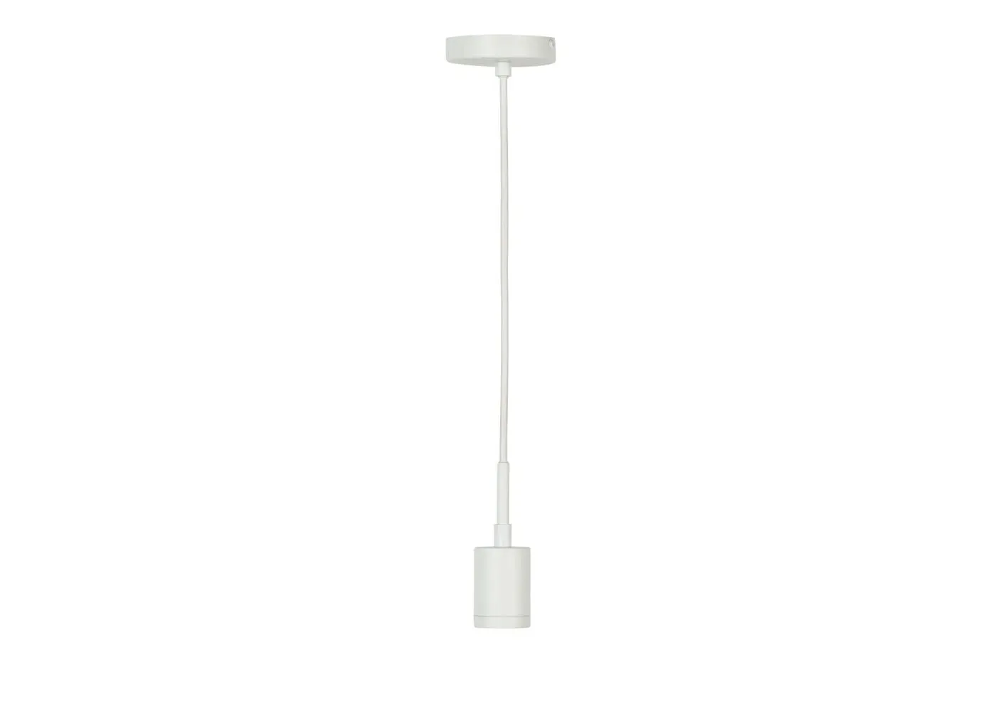 Bolt Metal Pendant Shade Holder - White, Metal