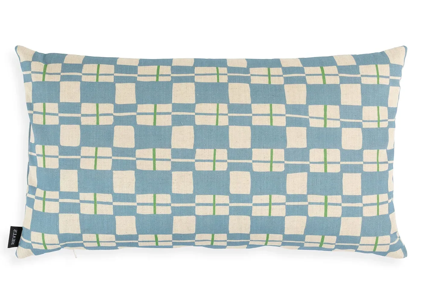 Check Cushion - Blue image