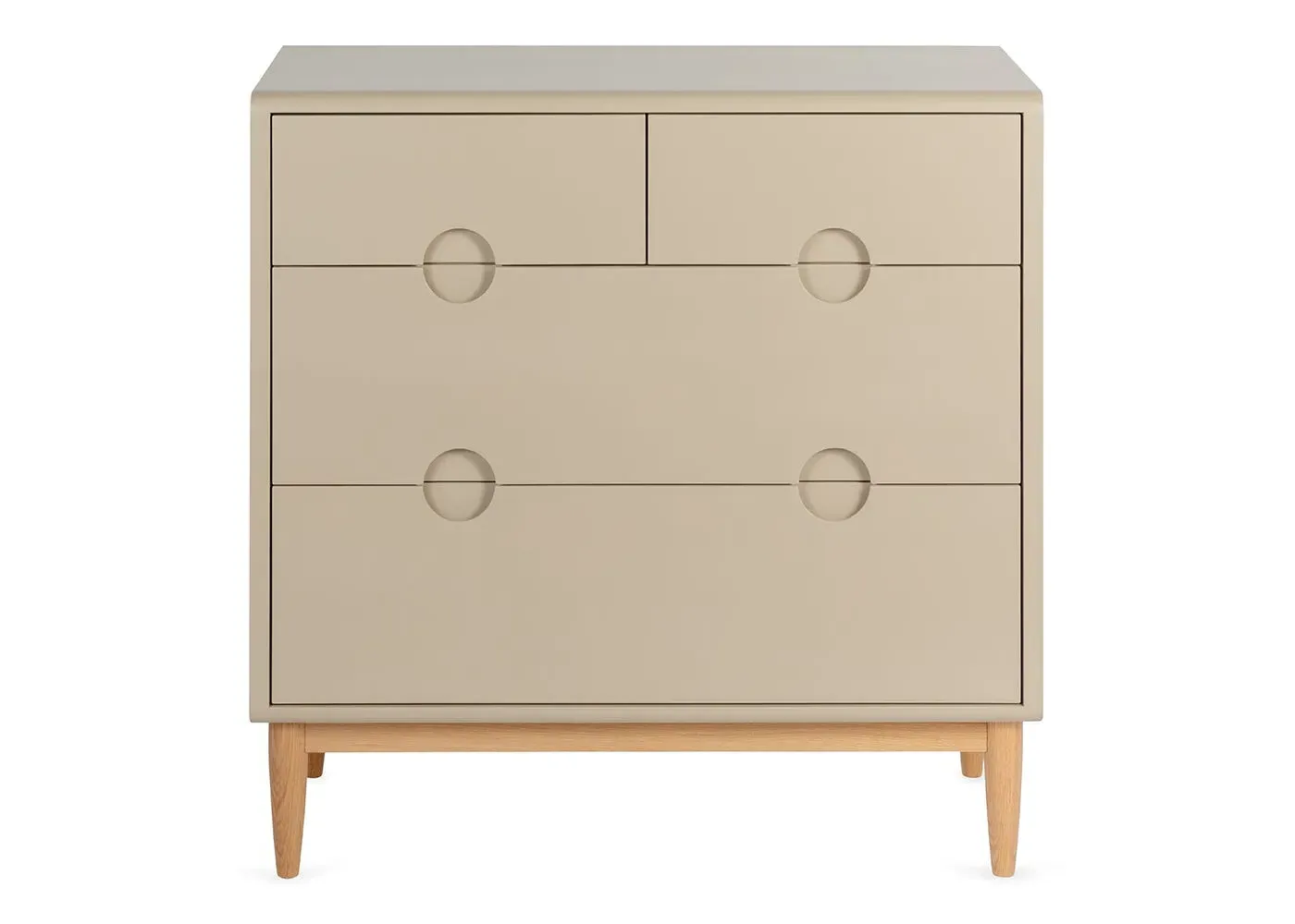 Chest of Drawers - Oatmeal, Painted Wood image