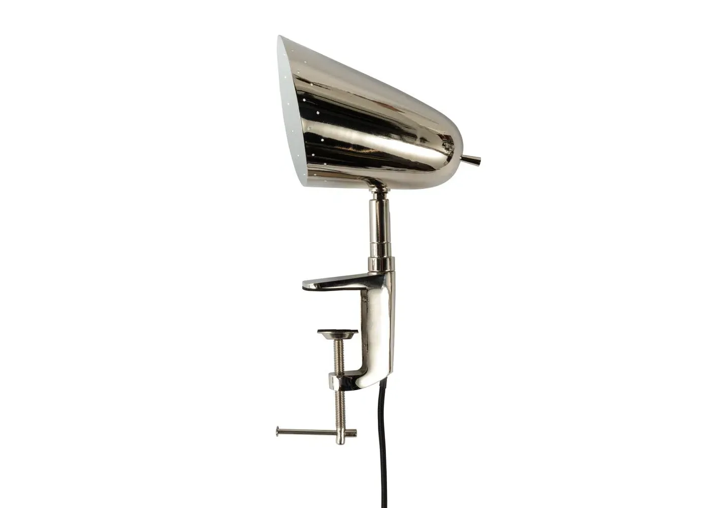 Clamp Wall/Table Lamp - Chrome, Metal