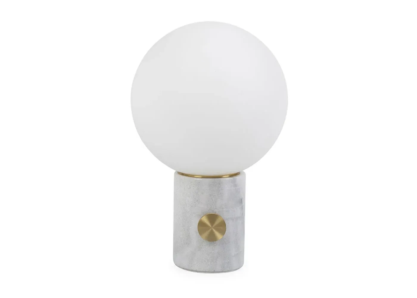 Column LED Table Lamp - White