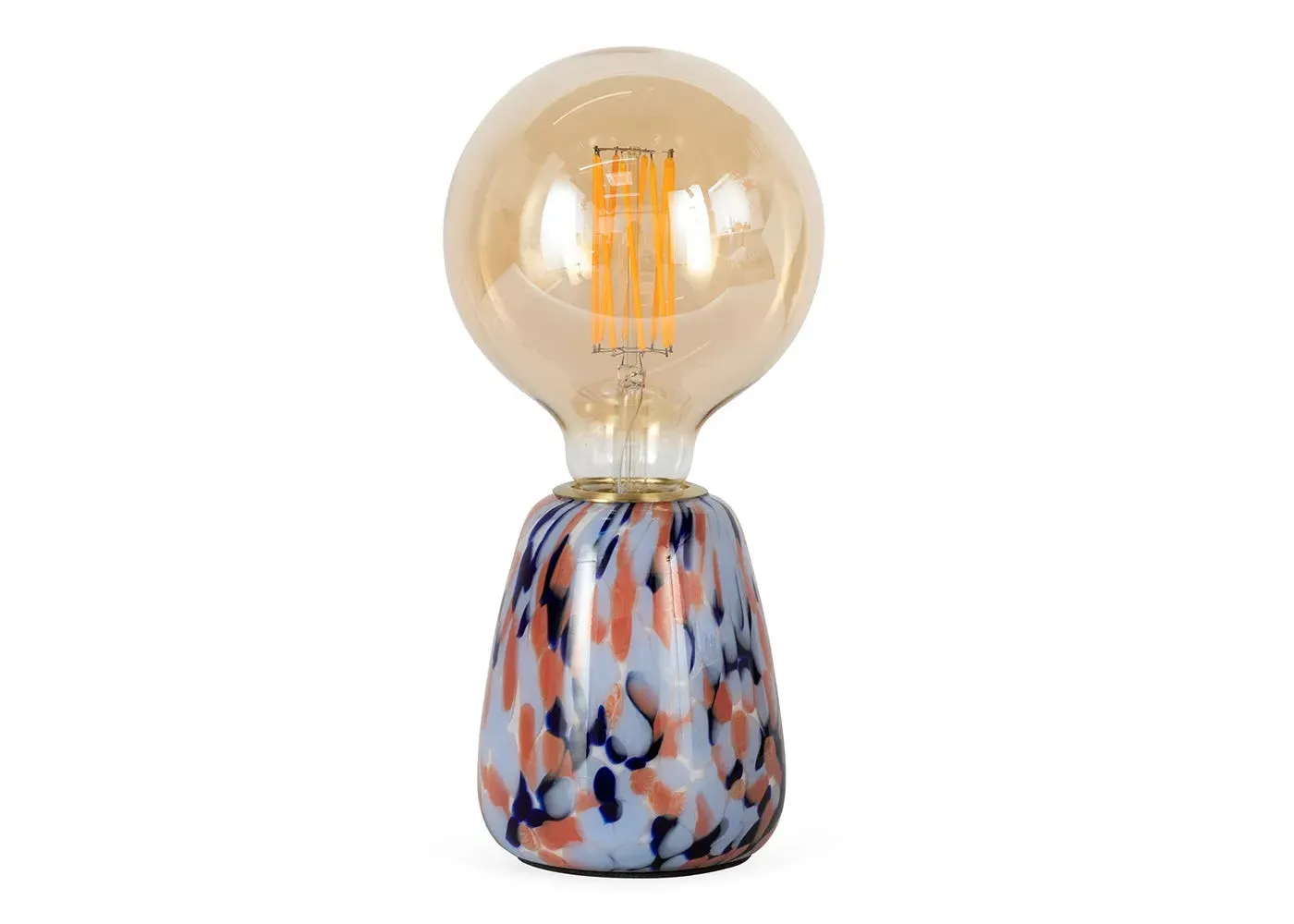 Confetti Table Lamp - Blue, Glass image