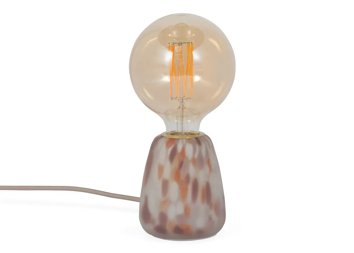 Confetti Table Lamp - Pink, Glass