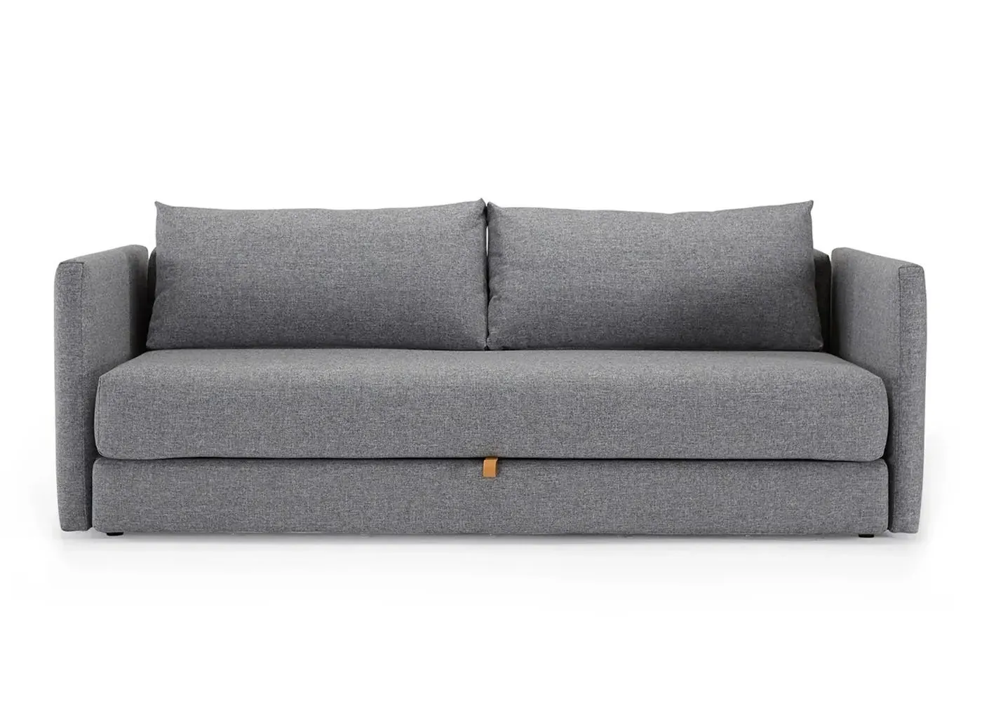 Convertible Sofa Bed with Storage - Grey, Fabric