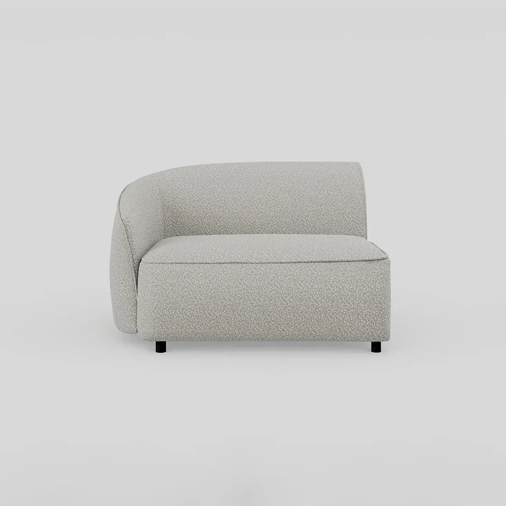 Corner Sofa Module RHF - Cream, Boucle