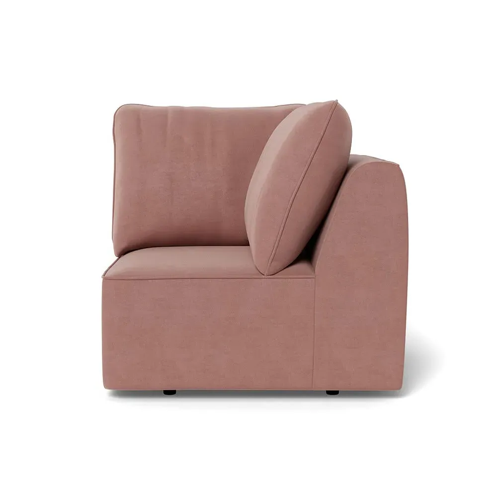 Corner Sofa Unit - Natural, Boucle Tweed