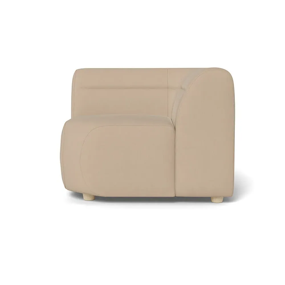 Corner Sofa Unit - Natural, Linen-Cotton