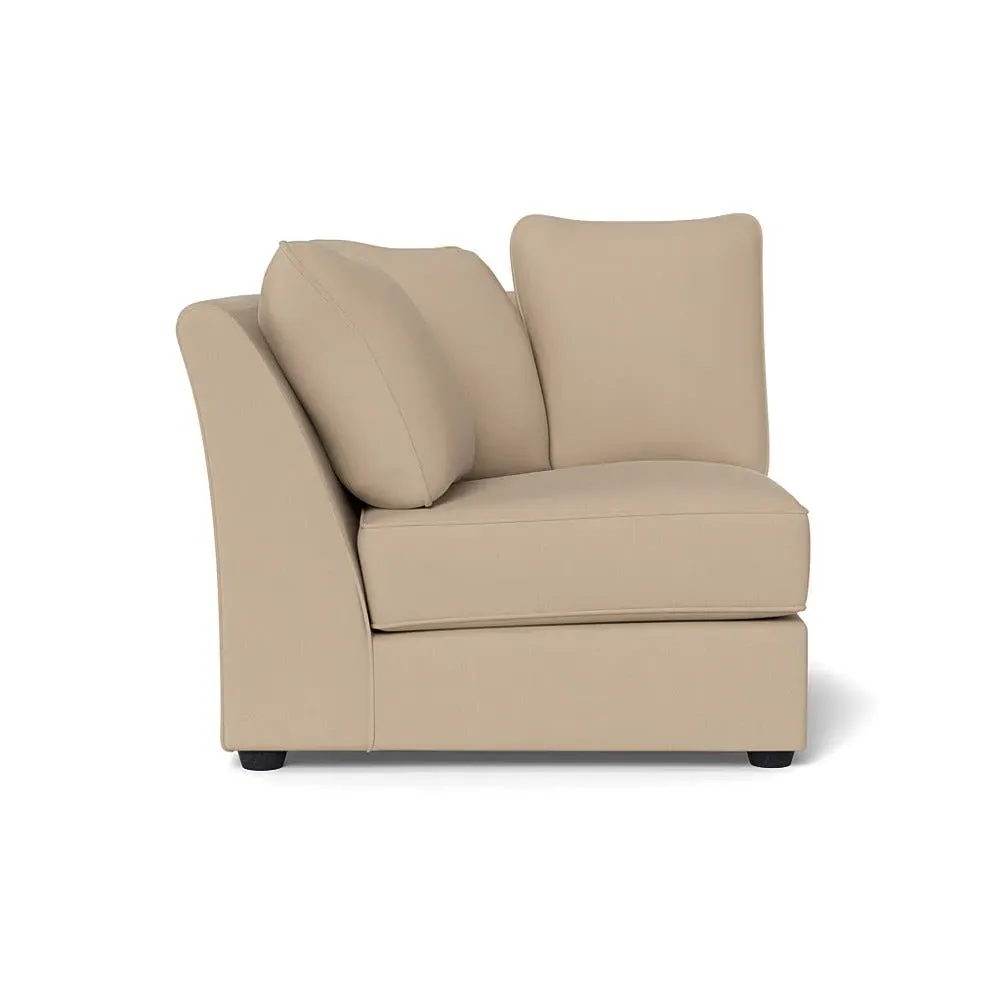 Corner Unit RHF - Bamboo, Linen-Cotton