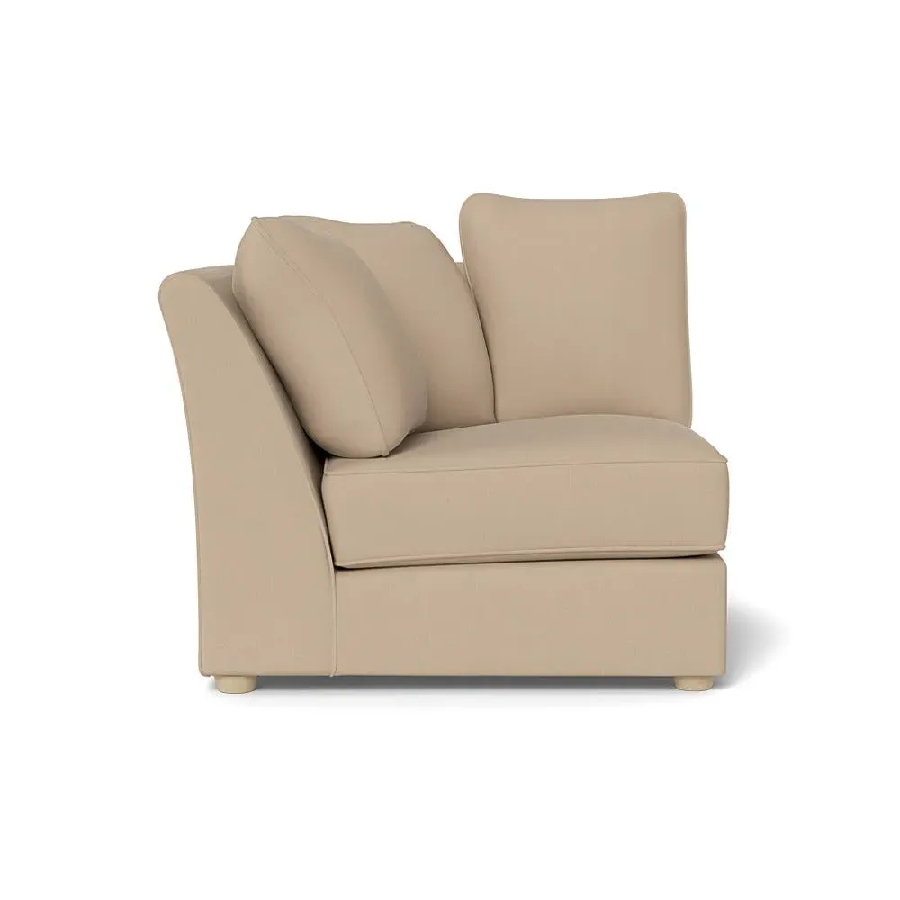 Corner Unit RHF - Bamboo, Linen-Cotton