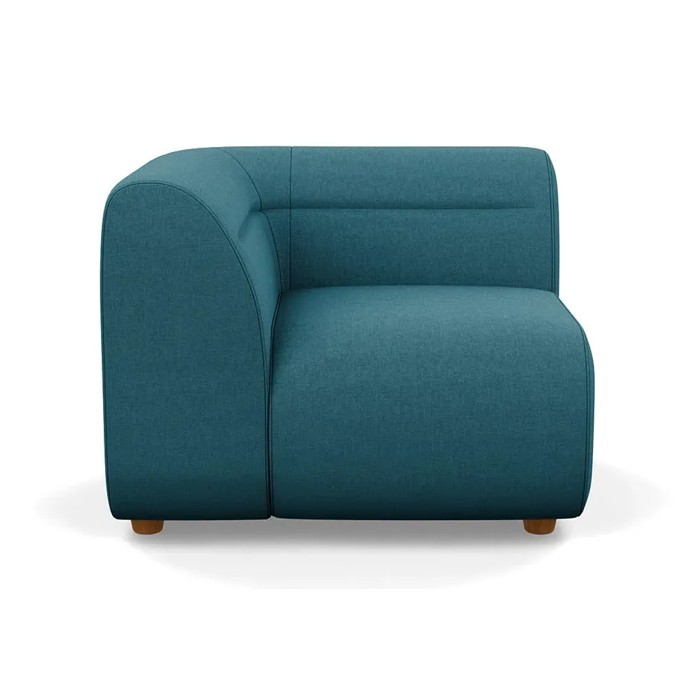 Corner Unit Right Module - Blue, Cotton image