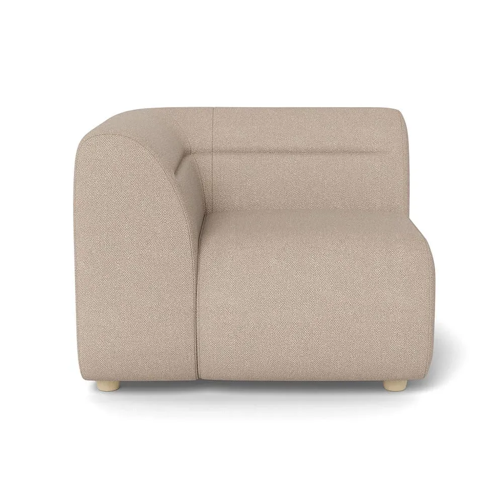 Corner Unit Right Module - Natural, Boucle Tweed