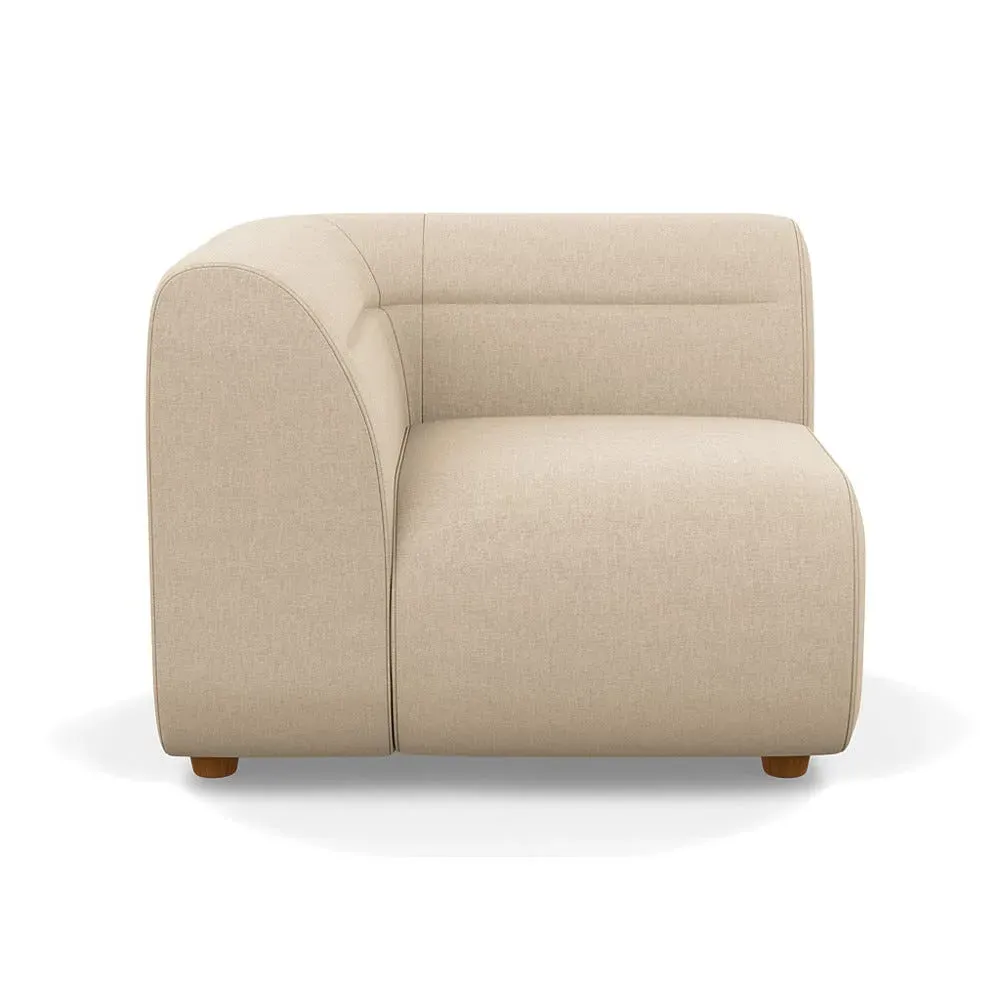 Corner Unit Right Module - Natural, Cotton