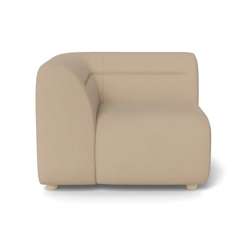 Corner Unit Right Module - Natural, Linen-Cotton
