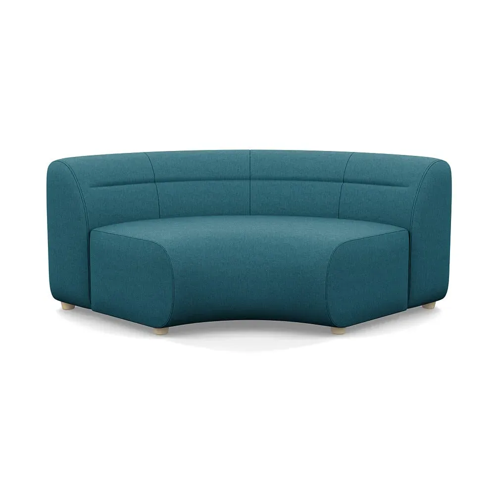Curved Corner Unit Module - Blue, Cotton image