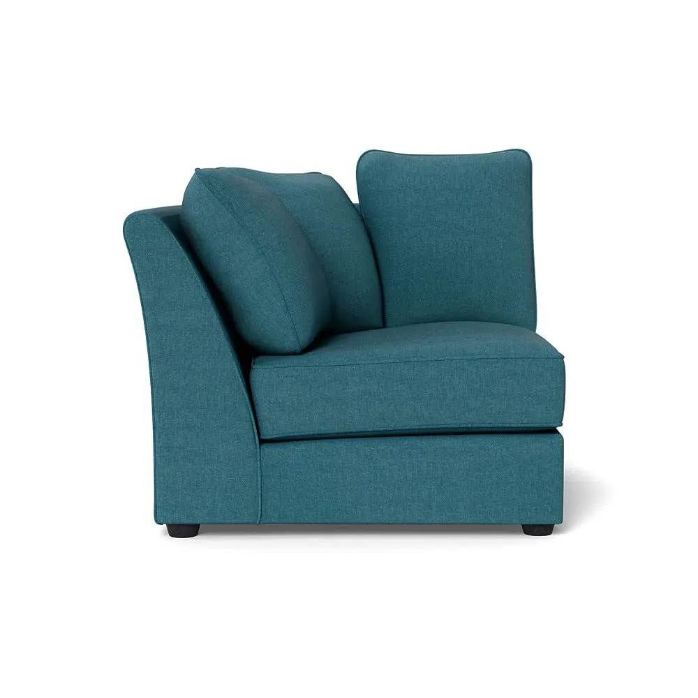 Curved Corner Unit RHF - Blue, Brushed Cotton image
