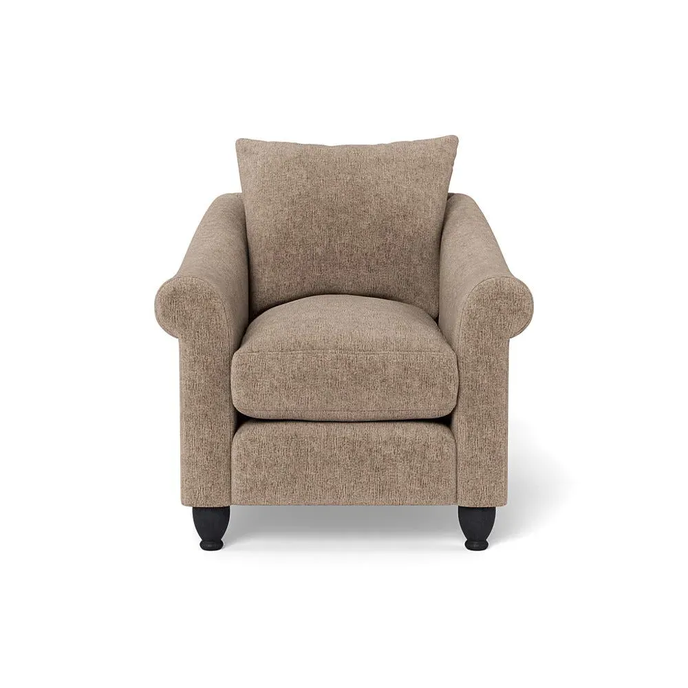 Devon Armchair - Natural, Boucle