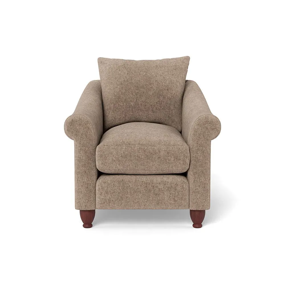Devon Armchair - Natural, Boucle